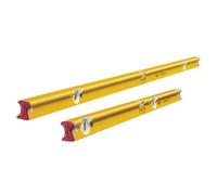 Stabila R-Type 3-Vial Spirit Level Set - 100Cm (39") And 200Cm (78")