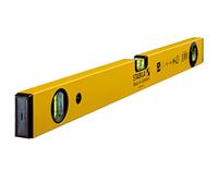 STABILA Spirit Level Type 70 W, 60 cm, Light Aluminium Profile, 1 Horizontal Level, 1 Vertical Level, 1 Rotating Angle Level, Made in Germany