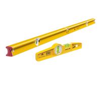 Stabila STB-R-180 72in R-Type Spirit Level 3 Vial & 25cm Magnetic Torpedo Level
