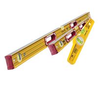 Stabila STB1962PACK 196-2 Spirit Level 60cm & 120cm with 81SREM Spirit Levels