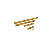 Stabila STB70-2-COMBI Spirit Level Combination Set Containing 30cm 60cm 180cm Pocket Level and Pencils