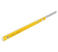 STABILA Telescopic Spirit Level Type 80 T, 90-149 cm, Aluminium Profile with Telescopic System, 1 Horizontal Level, 1 Vertical Level, Integrated Slip Stopper, Made in Germany