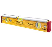 STABILA Type 196-2 K Mason Level, 16 Inch, Cat. No. 36416 | Mason level for precise measurements on masonry, brick and block work, 16 inch length, Cat. No. 36416