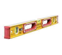 Stabila STB196260 60cm/24in Double Plumb 3 Vial Ribbed Spirit Level 15233