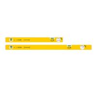 STABILA Telescopic Spirit Level Type 80 T, 90-149 cm, Aluminium Profile with Telescopic System, 1 Horizontal Level, 1 Vertical Level, Integrated Slip Stopper, Made in Germany