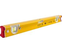 STABILA Type R 300 Spirit Level, 40 cm, Torsion-Resistant Aluminium R Profile, 1 Horizontal Level, 2 Vertical Levels, Shock-Absorbing End Caps, Integrated Slip Stopper, Made in Germany
