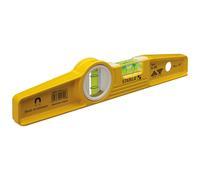 Stabila Type81SREM 25cm/10-inch Rare Earth Magnetic Spirit Level with Holster, Yellow/Black