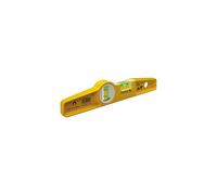Stabila Type81SREM 25cm/10-inch Rare Earth Magnetic Spirit Level with Holster, Yellow/Black