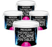 Stabilised Fast Dissolving Mini Chlorine Tablets 2.7g - 180 Tablets ProKleen Clear One Size