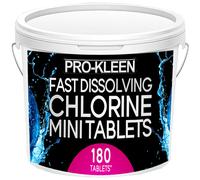Stabilised Fast Dissolving Mini Chlorine Tablets 2.7g - 180 Tablets ProKleen Clear One Size