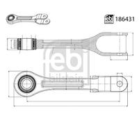 FEBI BILSTEIN 186431 Anti-roll bar link