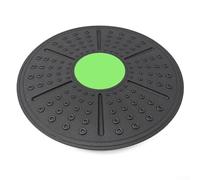 Stability Exercise Board for Core Muscle Recruitment and Postural Alignment During Isometric and Dynamic Movement Sequences (Black green)