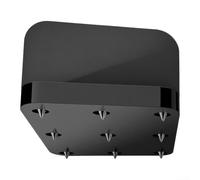 Stability Support Bass Drum Carpet Anchors - Prevent Movement Slippage Risk for Evans Mats Drum Set Black 6.5cm