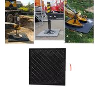 Stabilization Jacks Outrigger Pads, 3 Pack Reusable RV Leveling Pads - Prevent Sinking & Sliding on Uneven Surfaces for Camper, Bucket Truck