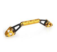 Stabilizer Bar Motorcycle Motorcycle Handlebar Accessory Mounts For ADX125 Helmet Storage Hook Cell Phone DVR Voltmeter Support Rod CNC(Yellow)