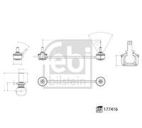 FEBI BILSTEIN 177416 Anti-roll bar link