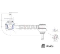 SWAG 33 10 4920 Anti-roll bar link
