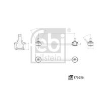 FEBI BILSTEIN 175656 Anti-roll bar link