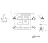 FEBI BILSTEIN 177415 Anti-roll bar link