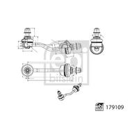 FEBI BILSTEIN 179109 Anti-roll bar link