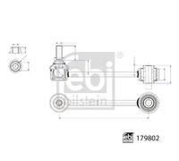 FEBI BILSTEIN 179802 Anti-roll bar link