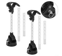 Stabilizer Mount Designed for Minn For kota For Trolling Motor Shafts with Cutting Adjustable Holder and Seven Angle Settings for Various Mounting Positions