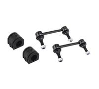 Stabilizer Support Bushing Front Stabilizer Bar Links With 2Pcs Bushing For Bracket Mounting Accessories K750185 K201407 Compatible With Hummer H3 2006 2007 2008 2009 2010