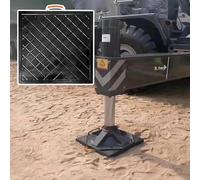 Stabilizing and Leveling Pads, High-Density Polyethylene Blocks for Enhanced Support on Soft Ground, Sand, Mud, and Uneven Surfaces