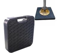 Stabilizing Crane Outrigger Pad - Heavy Duty Trailer Pad with One-Piece Handle, Solid Jack Stand for Riggers and Fire Engines, Stackable Leveling Pads