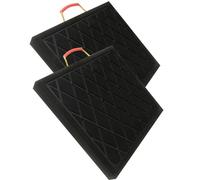 Stabilizing Crane Outrigger Pad Universal Rv Leveling Pads For Wrecker Heavy Duty Jack Stackable Landing，("Heavy-Duty Outrigger Pads for& Bucket Trucks - 2pcs 40x40x4cm (15.7"x15.7") Stabili