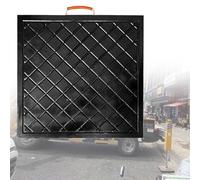 Stabilizing Crane Outrigger Pad Universal Rv Leveling Pads For Wrecker Heavy Duty Jack Stackable Landing，Rv Pads for Leveling Jacks, 27 23 19 15 11 Inch Wide Unbreakable Crane Outrigger Pads