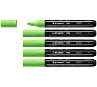 STABILO Acrylic Marker FREE Acrylic - T300 2-3 mm Bullet Tip - Box of 5 - Light Green