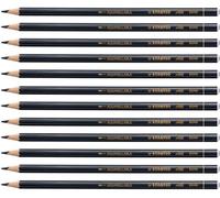 STABILO ALL SURFACE PENCIL - BLACK (PACK OF 12)