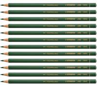 STABILO All - Coloured and Graphite Pencil - Pack of 12 - Green
