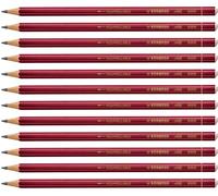 STABILO All - Coloured Graphite Pencil | Pack of 12 - Graphite