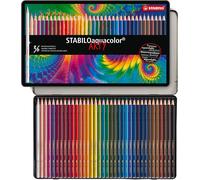 STABILO aquacolor - Aquarellable Colouring Pencil - ARTY - 36 Pack - Multicolour