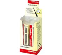 Stabilo Ballpoint Refill Ecopack Black (Pack of 10) 2/046-02