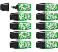 STABILO BOSS MINI by Snooze One - Highlighter - Pack of 10 - Green