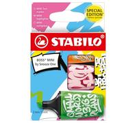 STABILO BOSS MINI by Snooze One - Highlighter - Pack of 3 - Orange, Pink, Green