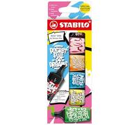 STABILO BOSS MINI by Snooze One - Highlighter - Pack of 6 - Pink, Orange, Blue, Yellow, Green, Black
