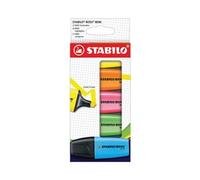 Stabilo Boss Mini Highlighters Card Wallet Assorted (Pack 5) 07/5-2-01