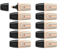 STABILO BOSS MINI Naturevibes - Highlighter - Pack of 10 - Beige