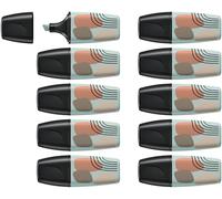 STABILO BOSS MINI Naturevibes - Highlighter - Pack of 10 - Earth Green