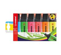 STABILO Boss Original Assorted Highlighters Wallet - Pack of 6 70/6