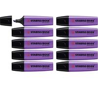 STABILO BOSS ORIGINAL - Highlighter - Pack of 10 - Lavender