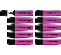 STABILO BOSS ORIGINAL - Highlighter - Pack of 10 - Lilac