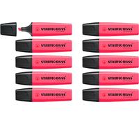 STABILO 70/56 Highlighter BOSS ORIGINAL Pack of 10 Pink