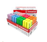 STABILO BOSS ORIGINAL - Highlighter - Pack of 48 - with 4 Neon Colours and 4 Pastel Colours