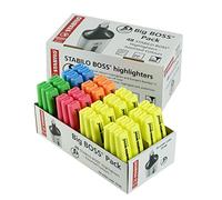 STABILO BOSS ORIGINAL - Highlighter - Pack of 48 - with 5 Neon Colours