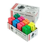 Stabilo Boss Original - Highlighter - Pack Of 48 - With 8 Neon Colours